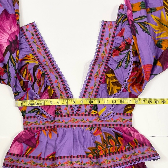 FARM Rio Purple and Multicolor Floral Dress - Picture 6 of 13